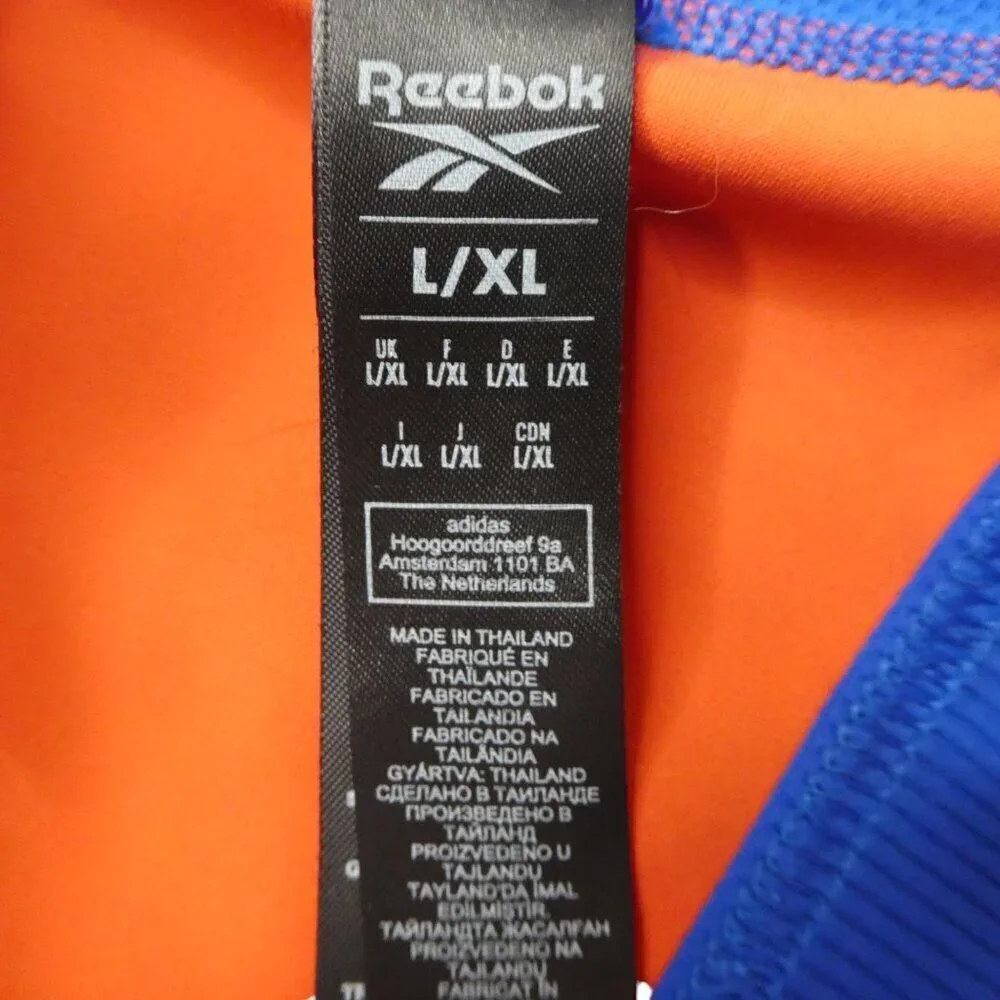 Reebok Blue Medium Impact Sports Bra Womens L/XL